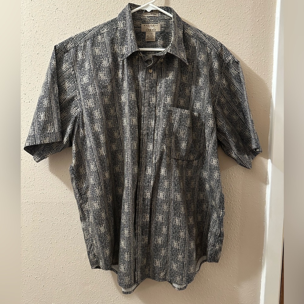 VINTAGE 90s Snakeskin Short Sleeve Men’s Shirt